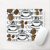 Kaffee Cups Mousepad (Mit Mouse)