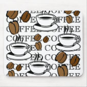 Kaffee Cups Mousepad (Vorne)
