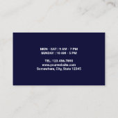 Kaffee Cups Navy Coffee Shop Kundenloytion Treuekarte (Rückseite)