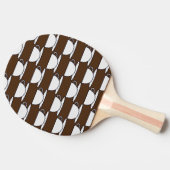Kaffee Cups Ping Pong Paddle Tischtennis Schläger (Seitenansicht)