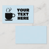 KAFFEE CUSTOM BUSINESS CARDS VISITENKARTE (Vorne/Hinten)