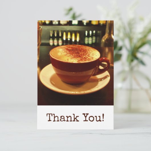 Kaffee Danke (Stehend Vorderseite)