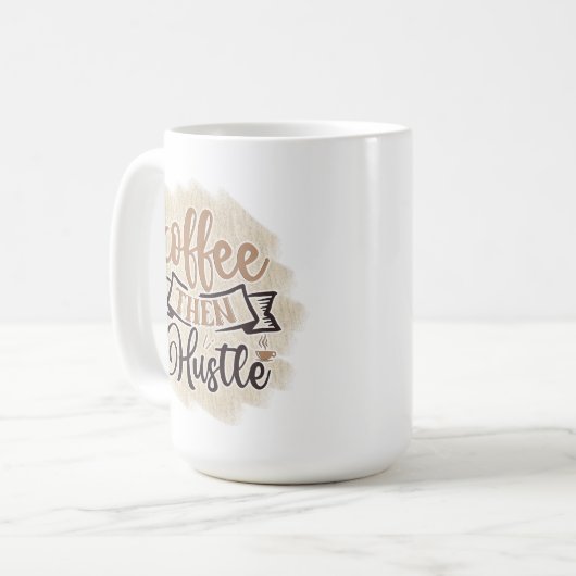 Kaffee dann stürzen kaffeetasse (Vorderseite Links)