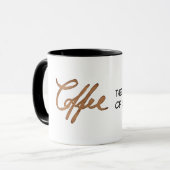 Kaffee das Frühstück der Champions Tasse (Vorderseite Links)