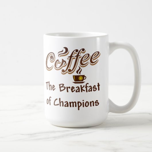 Kaffee das Frühstück der Meister Kaffeetasse (Rechts)