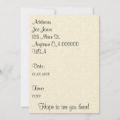 Kaffee-Datum Einladung (Rückseite)