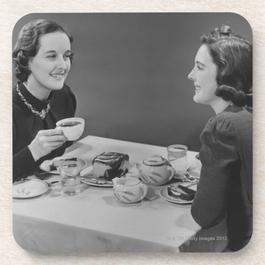 Kaffee-Datum Getränkeuntersetzer (Vorderseite)