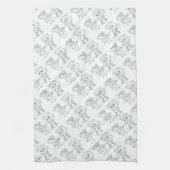 Kaffee Datum Küchentuch (Vertikal)