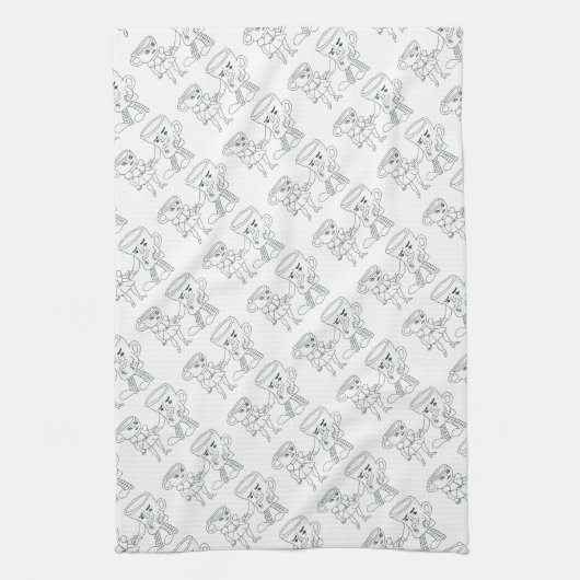 Kaffee Datum Küchentuch (Vertikal)