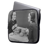 Kaffee-Datum Laptopschutzhülle (Vorderseite Links)