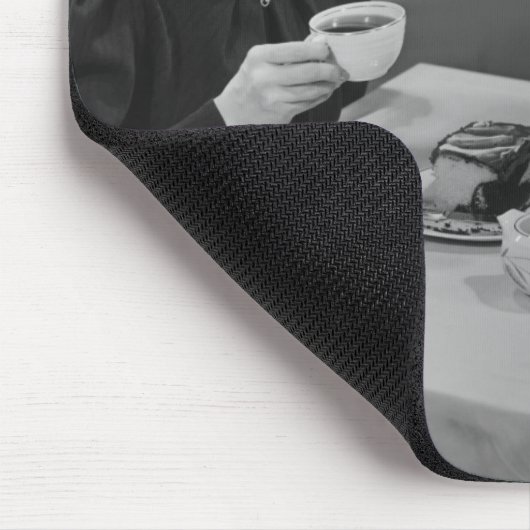 Kaffee-Datum Mousepad (Ecke)