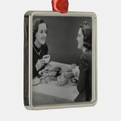 Kaffee-Datum Ornament Aus Metall (Rechts)