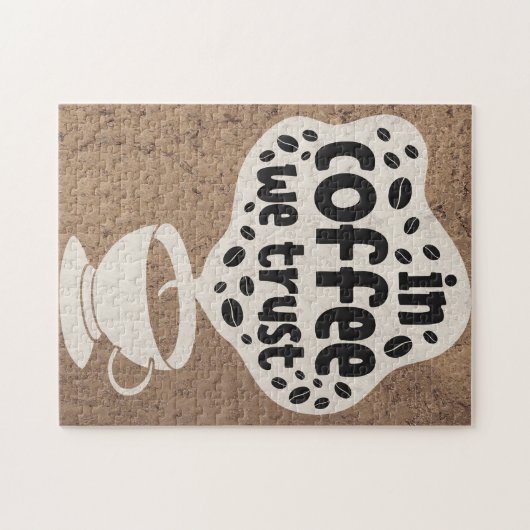 Kaffee, den wir uns anvertrauen puzzle (Horizontal)