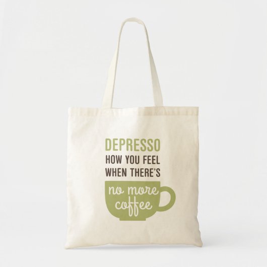 Kaffee Depresso Tragetasche (Vorne)