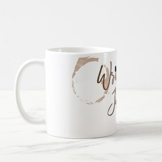 Kaffee - Der beste Schreibsaft der Welt! Kaffeetasse (Links)