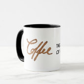 Kaffee der beste Teil des weckend Tasse (Vorderseite Links)