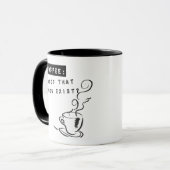 Kaffee: Der Beweis, dass Götter existieren? Tasse (Vorderseite Links)