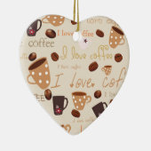 Kaffee der Liebe I! Keramikornament (Rechts)
