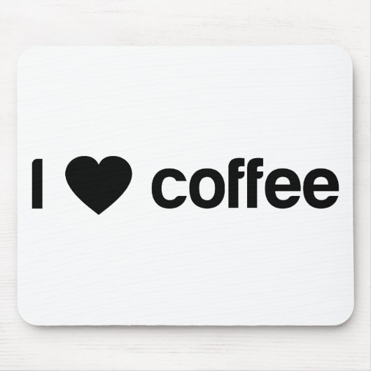 Kaffee der Liebe I Mousepad (Vorne)
