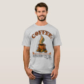 Kaffee: Der Lieblingsdrink der zivilisierten Welt T-Shirt (Vorne ganz)
