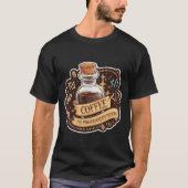 Kaffee Der Programmierer-Potion lustiger Entwickle T-Shirt (Vorderseite)