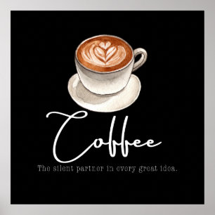 Kaffee: Der stille Partner Poster