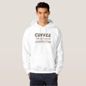 Kaffee Der ultimative Algorithmus Lustiger Program Hoodie (Vorne ganz)
