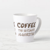 Kaffee Der ultimative Algorithmus Lustiger Program Milchtasse (Rechte Ecke)
