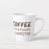 Kaffee Der ultimative Algorithmus Lustiger Program Milchtasse (Rechts)