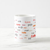 Kaffee der WeltTasse (im Rot) Kaffeetasse (Mittel)