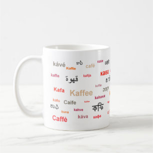 Kaffee der WeltTasse (im Rot) Kaffeetasse