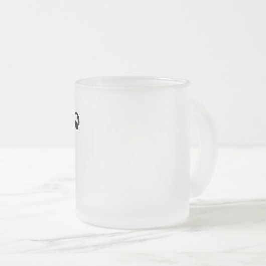 Kaffee des Geschenk-bester Chefs überhaupt - Mattglastasse (VorderseiteRechts)