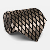 Kaffee Diamond Ombre Krawatte (Gerollt)