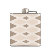 Kaffee Diamond Ombre Monogram Flachmann (Rückseite)