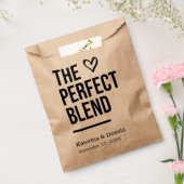 Kaffee Die perfekte Mischung Gastgeschenk Hochzeit Geschenktütchen (Versiegelt)