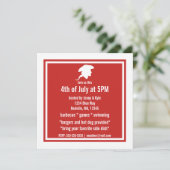 KAFFEE, DIE TEE IN DAS HARBOR-Party FÜHREN Einladung (Stehend Vorderseite)