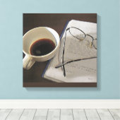 Kaffee Digitales Öl auf Leinwand (Insitu (Holzboden))