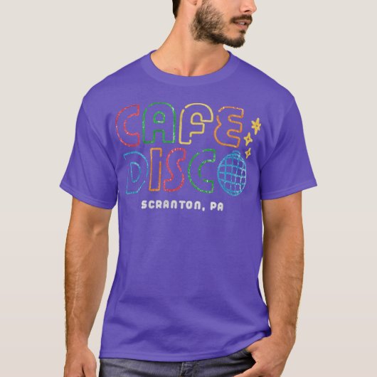 Kaffee Disco T-Shirt (Vorderseite)