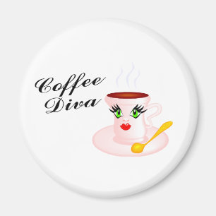Kaffee Diva Magnet