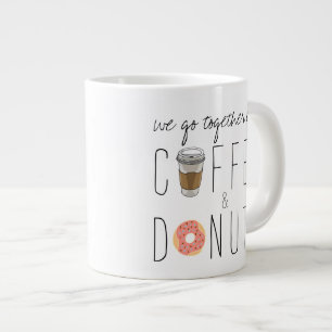 "Kaffee & Donuts" Jumbo-Mug Jumbo-Tasse