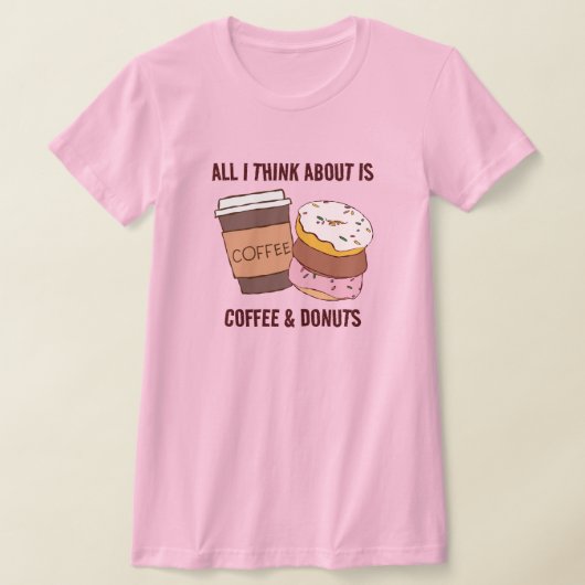Kaffee & Donuts T - Shirt (Ablage )