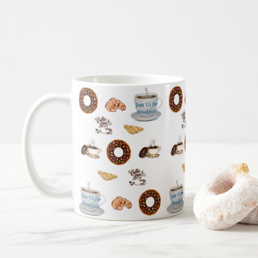 Kaffee Donuts Tasse Happy Geburtstag Tasse (Mit Donut)