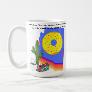 Kaffee, Donuts und "80er music" in Arizona Kaffeetasse