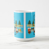 Kaffee, Donuts und Weihnachtsmusik in Delaware Kaffeetasse (Mittel)