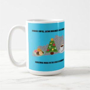 Kaffee, Donuts und Weihnachtsmusik in Kentucky  Kaffeetasse