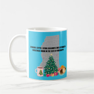 Kaffee, Donuts und Weihnachtsmusik in Mississippi  Kaffeetasse