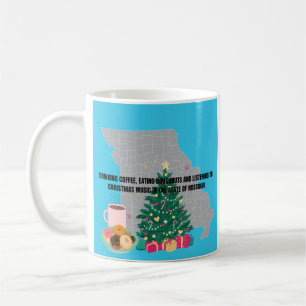 Kaffee, Donuts und Weihnachtsmusik in Missouri  Kaffeetasse