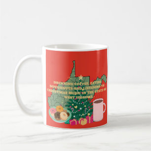 Kaffee, Donuts, Weihnachtsmusik in West Virginia  Kaffeetasse