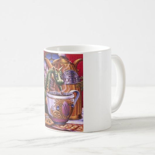 Kaffee-Drache-Tasse Kaffeetasse (VorderseiteRechts)