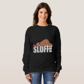 Kaffee Drink Sloth Sweatshirt (Vorne ganz)